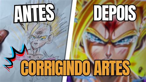 Refazendo Desenhos Da Minha Inf Ncia Gohan Vs Cell Youtube