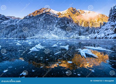 Winter Mountains Winter Scene Snowy Mountains With Sunshine