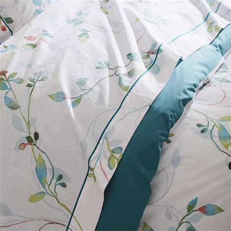 Drap Plat En Percale De Coton FLANER JADE Mon Bercail