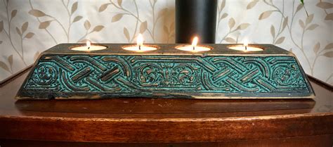 Antique Styled Medieval Celtic Knot Candle Holder Made From Etsy