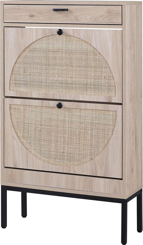 Amazon Dwvo Shoe Cabinet Entryway White Shoe Storage Cabinet With