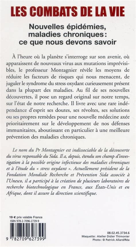 Les Combats De La Vie Pr Luc Montagnier Dominique Vialard Luc