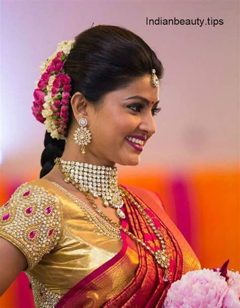 Actress Snehas Hairstyles With Ethnic Wear Indian Beauty Tips