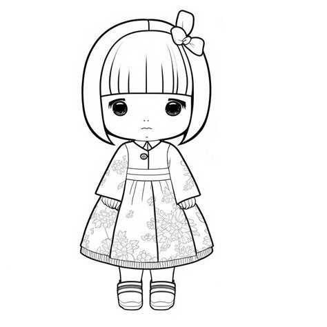 Bambina Da Colorare Disegni Da Colorare Per Bambini