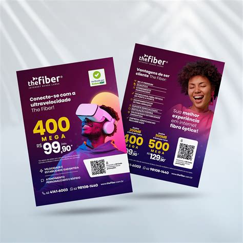 Panfleto Para TheFiber Internet On Behance