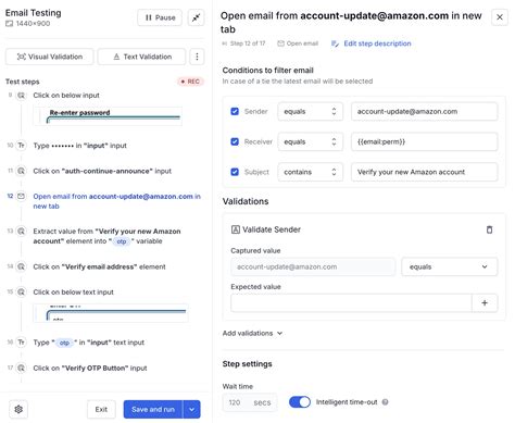 Test email workflows in Low Code Automation | BrowserStack Docs