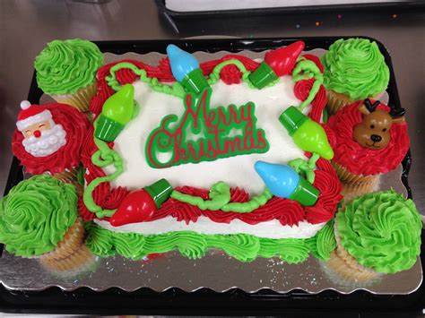 Christmas Themed Sheet Cakes