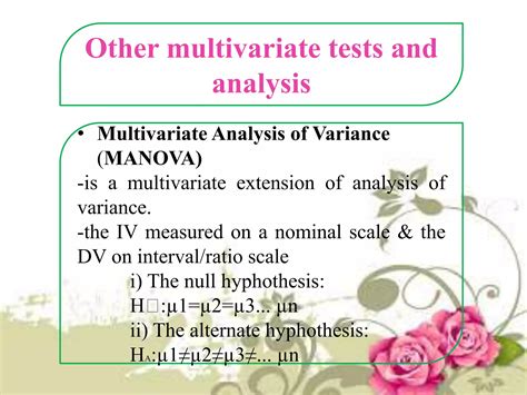 Quantitative Data Analysis Hypothesis Testing Ppt