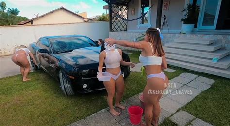 Naked Hotties Washing A Camaro In The Ricasso S Backyard Cnn Amador