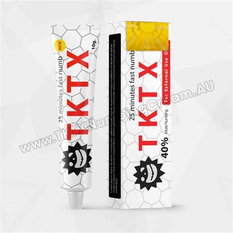 Buy Tktx White Numbing Cream In Au With Fast Delivery