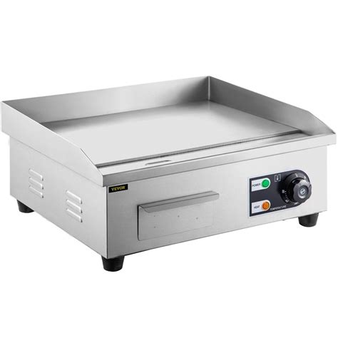 Plita Electrica Vevor Plancha Inox 2500 W Suprafata De Gatit Fonta 451