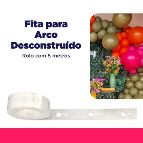 Fita para Arco de Balão Desconstruído 5 metros Festaria Distribuidora