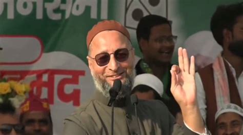 Asaduddin Owaisi While Addressing A Public Meeting Attacked Cm Yogi