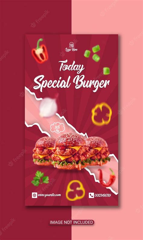 Premium Vector Sweet Food Menu Flyer Special Burger Menu Design Or