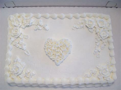 Romance Wedding Sheet Cake