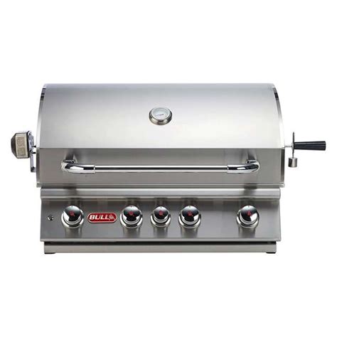 Bull Angus 4 Burner Stainless Steel Built In Natural Gas Bbq Grill Head Bop 47629