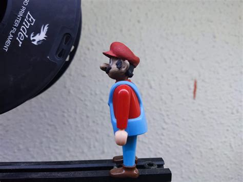 STL File Cabeza Mario Bros Compatible Playmobil 3D Printable Model To