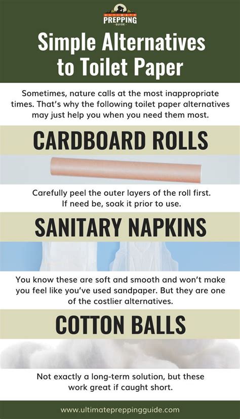 Great Alternatives To Toilet Paper Doomsday Prepper Prepping