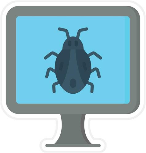 Computer Bug Vector Icon 33185113 Vector Art at Vecteezy