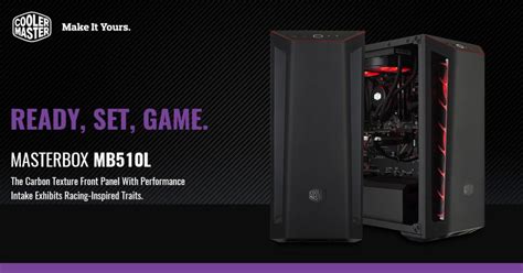 The Cooler Master Masterbox Mb510l Revealed Tech Arp