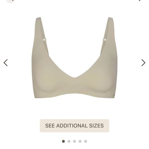 Skims Intimates Sleepwear Skims Naked Plunge Bra In Talc Poshmark