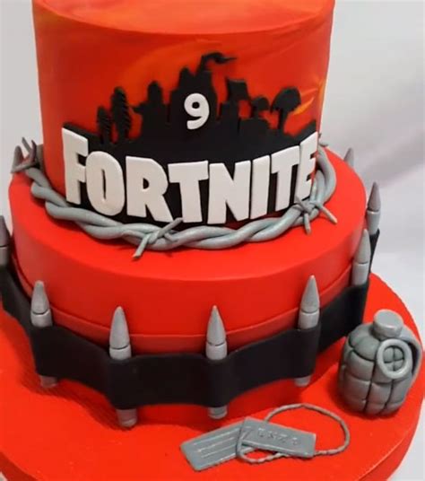 Increíble Pastel O Torta De Fortnite Paso A Paso Tortas Con Ideas