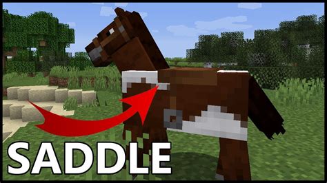 How To Get SADDLES In Minecraft YouTube