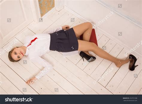 Crime Scene Office Body Lifeless Secretary Shutterstock