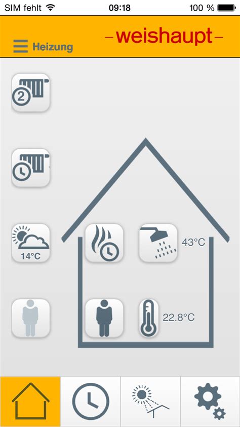 Weishaupt Heizungssteuerung Iphone App Bibliothek