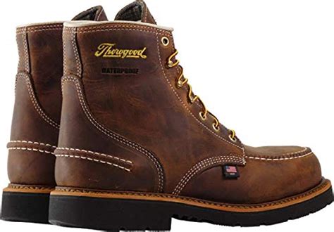 Thorogood 1957 Series 6” Steel Toe Waterproof Work Boots For Men