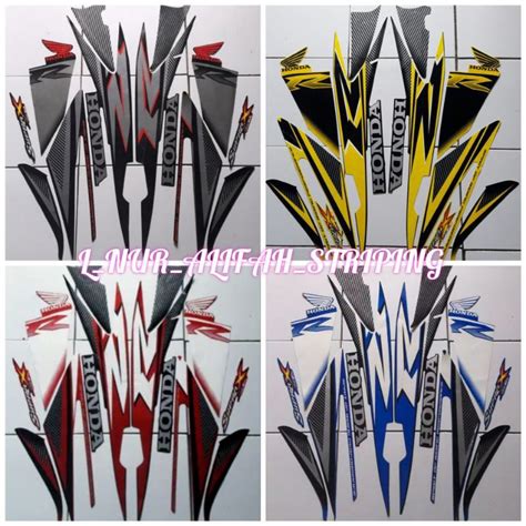 Jual Sticker Lis Les Polet Strip Stripping Stiker Full Body HONDA SUPRA