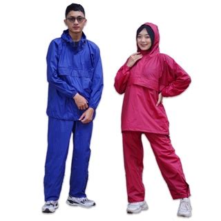 Jual Jas Hujan Kangaroo Raincoat Saku Anti Bocor Kantung Kangguru