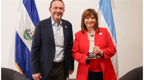 Bullrich Se Encontr Con Bukele Y Lo Felicit Por Su Modelo De