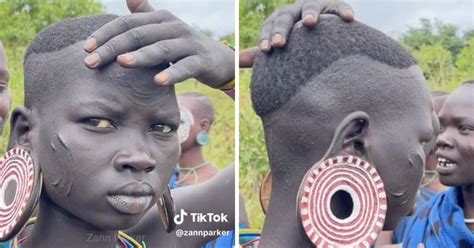 Surma Tribe Womans Viral Tiktok Haircut Sheds Light On Unique Beauty