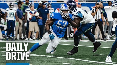 THE DAILY DRIVE: Lions defensive coach: Healthy Charles Harris will ...