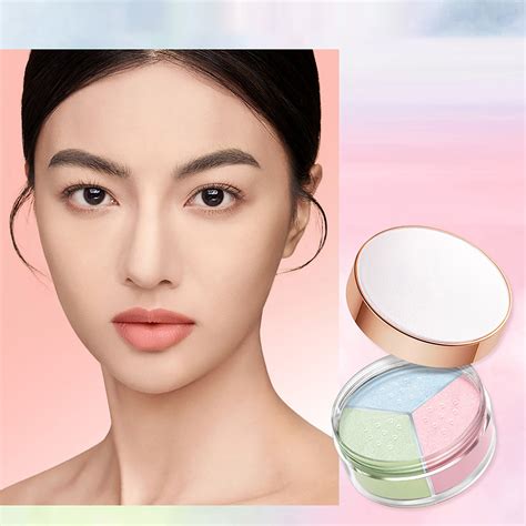 Wangjiaoid Face Powder Makeup Three Different Color Lasting Carry