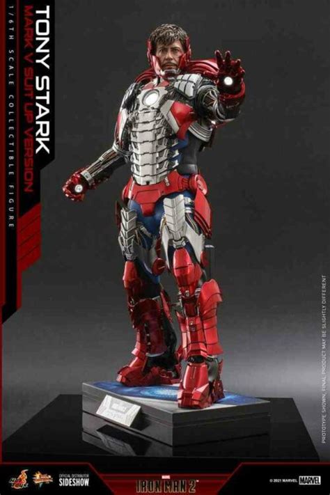 Mark V Suit Up Hot Toys Iron Man Tony Stark Mark V Suit Up Ver