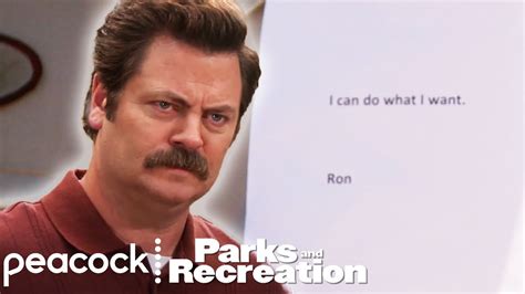 Ron S Permit Parks And Recreation Youtube