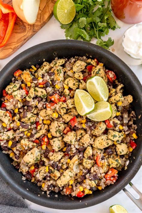 Cilantro Lime Chicken Bowls Wholesome Made Easy