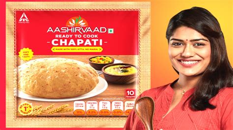 Aashirvaad Ready To Cook Chappati Made With Atta No Maida