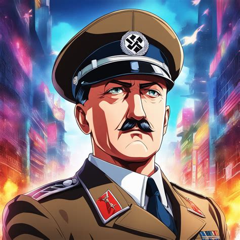 Anime Artwork Hitler Anime Style By Sarim Shaikh Playground