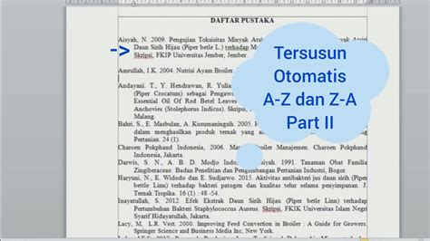 Begini Cara Menulis Daftar Pustaka Yang Benar Hot Sex Picture