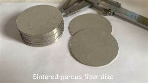 Sintered Porous Stainless Steel Frit For Mm Diameter