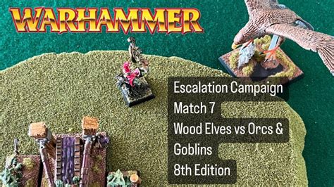 Warhammer Fantasy 8th Edition Escalation Match 7 Wood Elves Vs Orcs