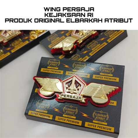 Jual Wing Persaja Kejaksaan Ri Produk Original Elbarkah Atributwing