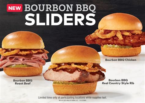 Arby’s 2 for $4 Bourbon BBQ Sliders – Arby's RVA