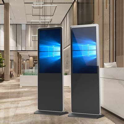 Inch Touch Screen Floor Stand Lcd Interactive Digital