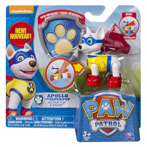 Spin Master Paw Patrol Paw Patrol Action Pack Pup Badge Apollo The