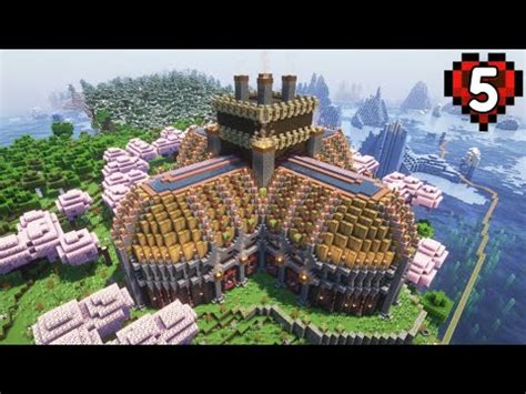 Building A Giant Iron Farm In Hardcore Minecraft Youtube