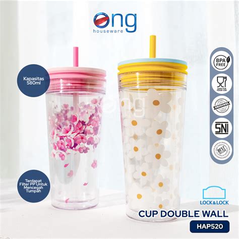 Jual Locknlock Tumbler Botol Minum Dingin Double Wall Bucket Cold Cup